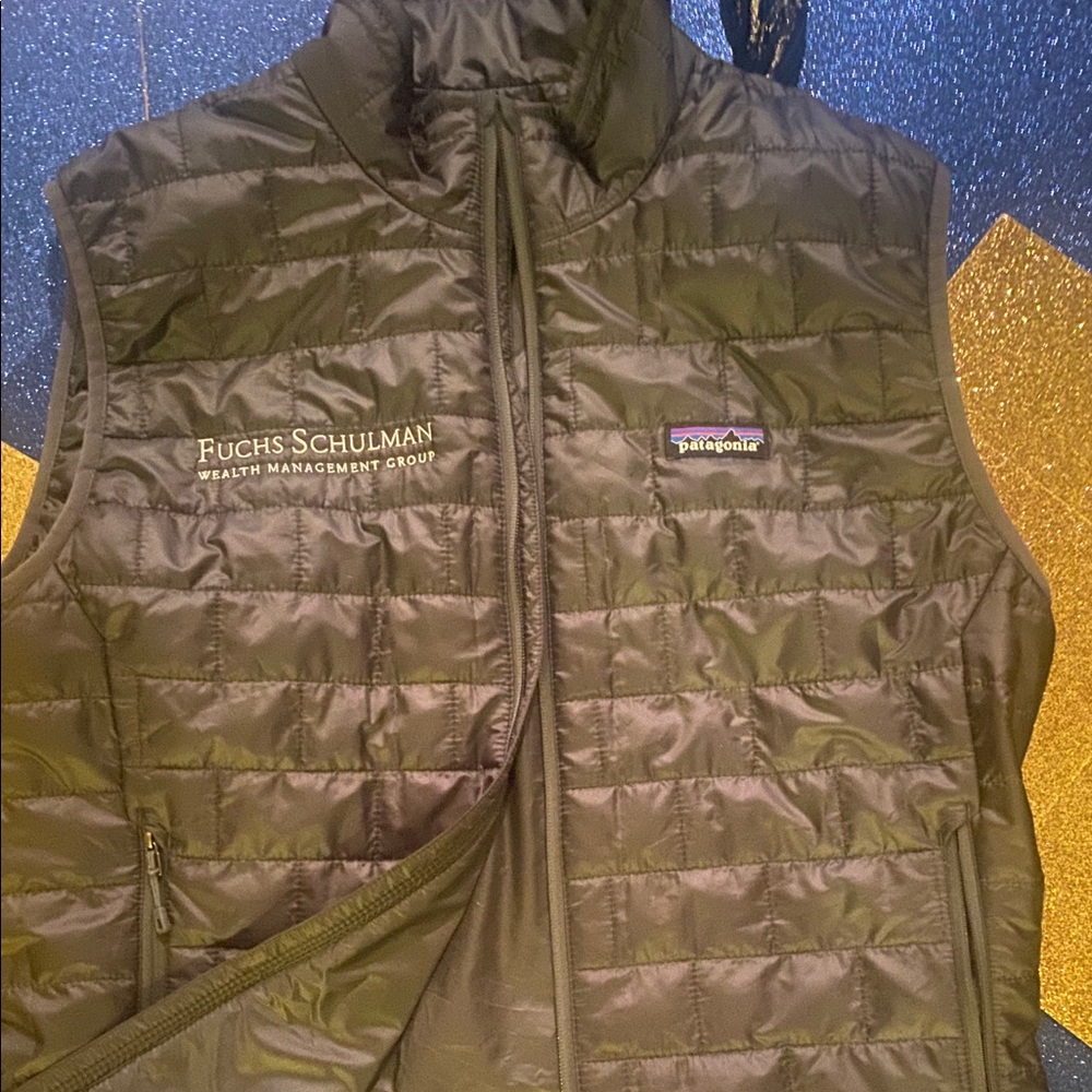 PATAGONIA BRANDED WINTER GREY SLIM BRICK QUILTED VEST Jacket CLASSIC RA… - Picture 4 of 14